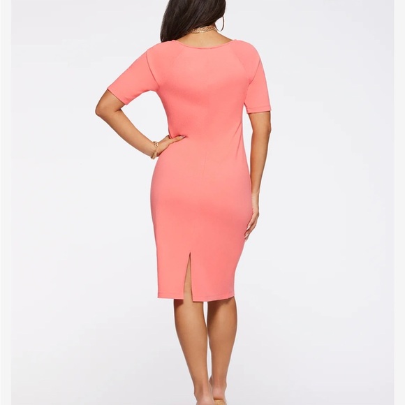 Jessica Simpson Sugar Coral Anisa Sweetheart Ruched Dress XS/S - Picture 3 of 11